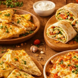 Четыре быстрых рецепта из лаваша