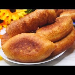 Пирожки СуперБыстрого приготовления.  Тесто готовится за 5 минут