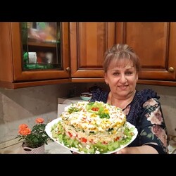 Классический рецепт! Салат на праздник! Крабовый салат!