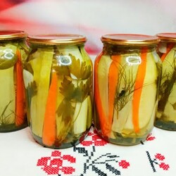 Ароматные,Хрустящие,Маринованные КАБАЧКИ на зиму !