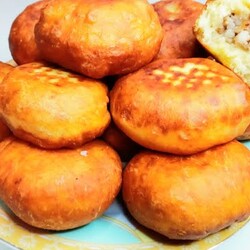 Жареные ПИРОЖКИ с ФАРШЕМ и РИСОМ !!!