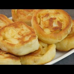 Невероятно вкусные Пышки "конопушки", с яблоками лучше оладьев