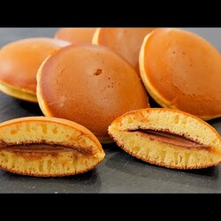 ПЫШНЫЕ японские оладушки Дораяки! Очень простой, быстрый и вкусный рецепт