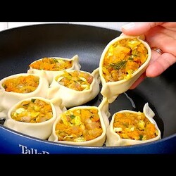 ПОТРЯСАЮЩЕЕ ГОРЯЧЕЕ БЛЮДО! Когда Лепить Неохота, но ОЧЕНЬ ХОЧЕТСЯ! Самые ВКУСНЫЕ НЕОБЫЧНЫЕ ПЕЛЬМЕНИ