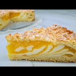 пирог кремовый на апельс соке или другой сок