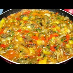 Это так ВКУСНО, что хочется есть каждый день! ИДЕАЛЬНОЕ блюдо из баклажанов! Аджапсандали РЕЦЕПТ