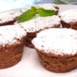 Шоколадные кексы в микроволновке