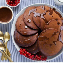 шоколадные панкейки