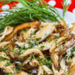 Вешенки в лимонном соке