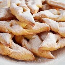 Хворост в духовке "Творожный"