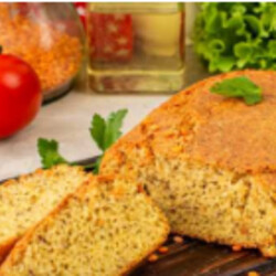 Чечевичный хлеб без псиллиума