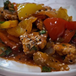 Теплый салат из индейки Нат Анат