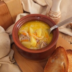 Куриный сливочный суп