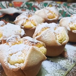 Творожное пирожное по мотивам итальянского Соффиони