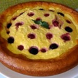 Очень быстрая ватрушка на заливном тесте