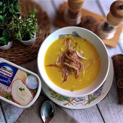 Гороховая каша со сливочным сыром