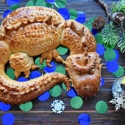 Пирог "Дракон 2024"