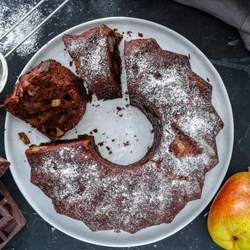 Кекс с грушами и шоколадом, пошаговый рецепт с фото на 395 ккал