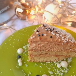 Арахисовый торт на сковороде