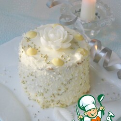 Пирожные "Зимние цветы"