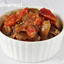 Соте из баклажанов на зиму( квашеные баклажаны)