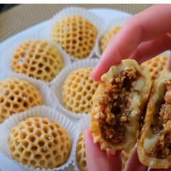 печенье с орехом и изюмом