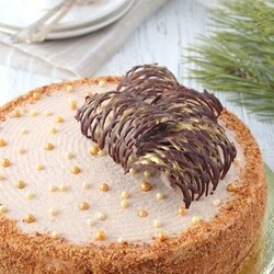 Домашний торт с кремом Пломбир