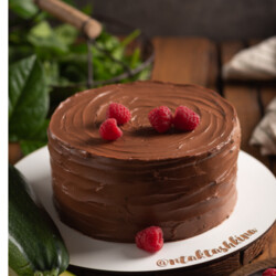 Шоколадный торт из кабачка