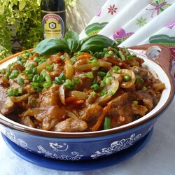 Баклажаны с мясом по-китайски