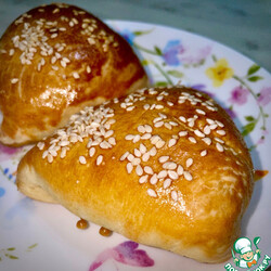 Самса слоеная и хрустящая. Мясо и картошка