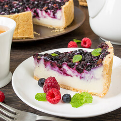 Флан с лесными ягодами на Вкусном Блоге