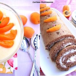 Крем "Мусслин" и шоколадный рулет