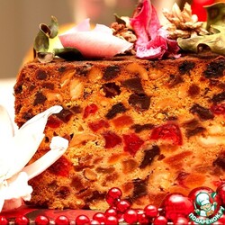 Фруктовый кекс к Рождеству