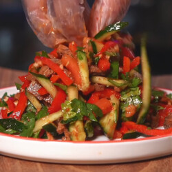 Вкусный с говядиной