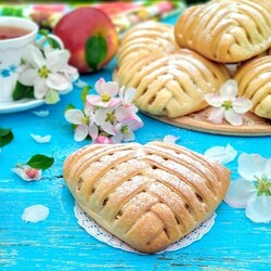 Песочные пирожные с двойной начинкой