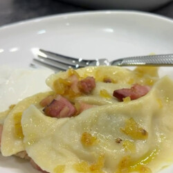 Вареники с картофелем и грибами (правильное тесто Венеры)