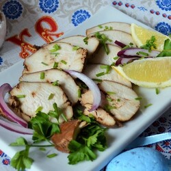 Куриная грудка в соевом соусе