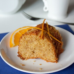 Апельсиновый пирог на кукурузной муке на Вкусном Блоге