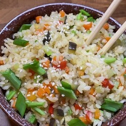 Рис жаренный с овощами "Всегда рассыпчатый"