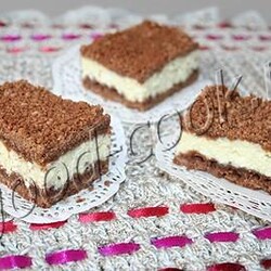 Рассыпчатый шоколадный пирог с творогом, рецепт приготовления