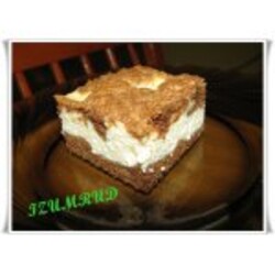 Творожный пирог с какао