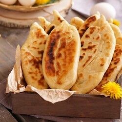 Пирожки с сыром и зеленью