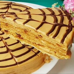 Медовик на сковороде за 30 минут