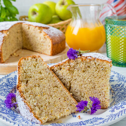 Апельсиново-миндальный пирог на белках на Вкусном Блоге