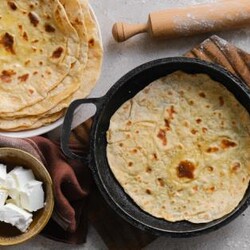 Лепешки на сковороде, пошаговый рецепт с фото