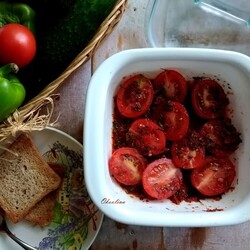 Закусочные перечные помидоры быстрые