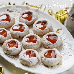 Песочное печенье с джемом