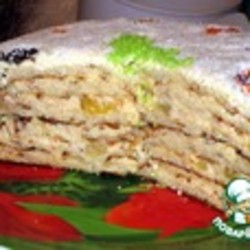 Торт слоеный «Именинно-Новогодний»