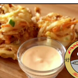 Хрустящие луковые лепешки 180 газир воды