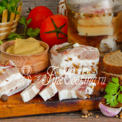 Сало, соленое в рассоле